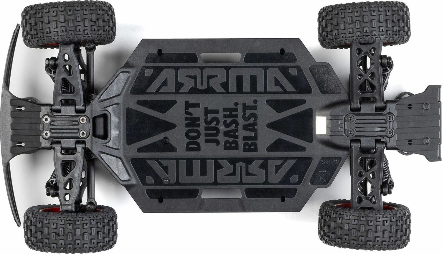 MOJAVE GROM MEGA 380 Brushed 4X4 Small Scale Desert Truck RTR with Battery & Charger, Blue/White